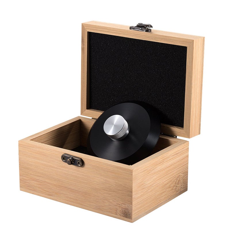 Nobsound Disc Stabilizer Record Weight Turntable LP Vinyl Clamp Vibration Damper POM - Image 2